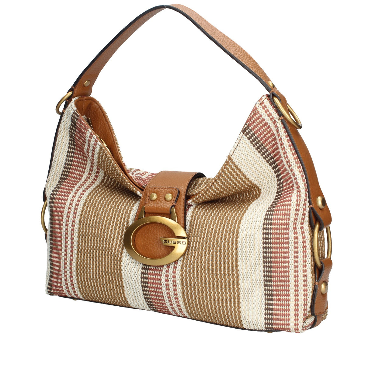 GUESS BORSA DONNAA SPALLA CAMDEN IN TESSUTO SINTETICO E MANICO IN ECOPELLE
