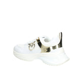 Ariel Sneaker donna effetto pelle con dettagli specchio