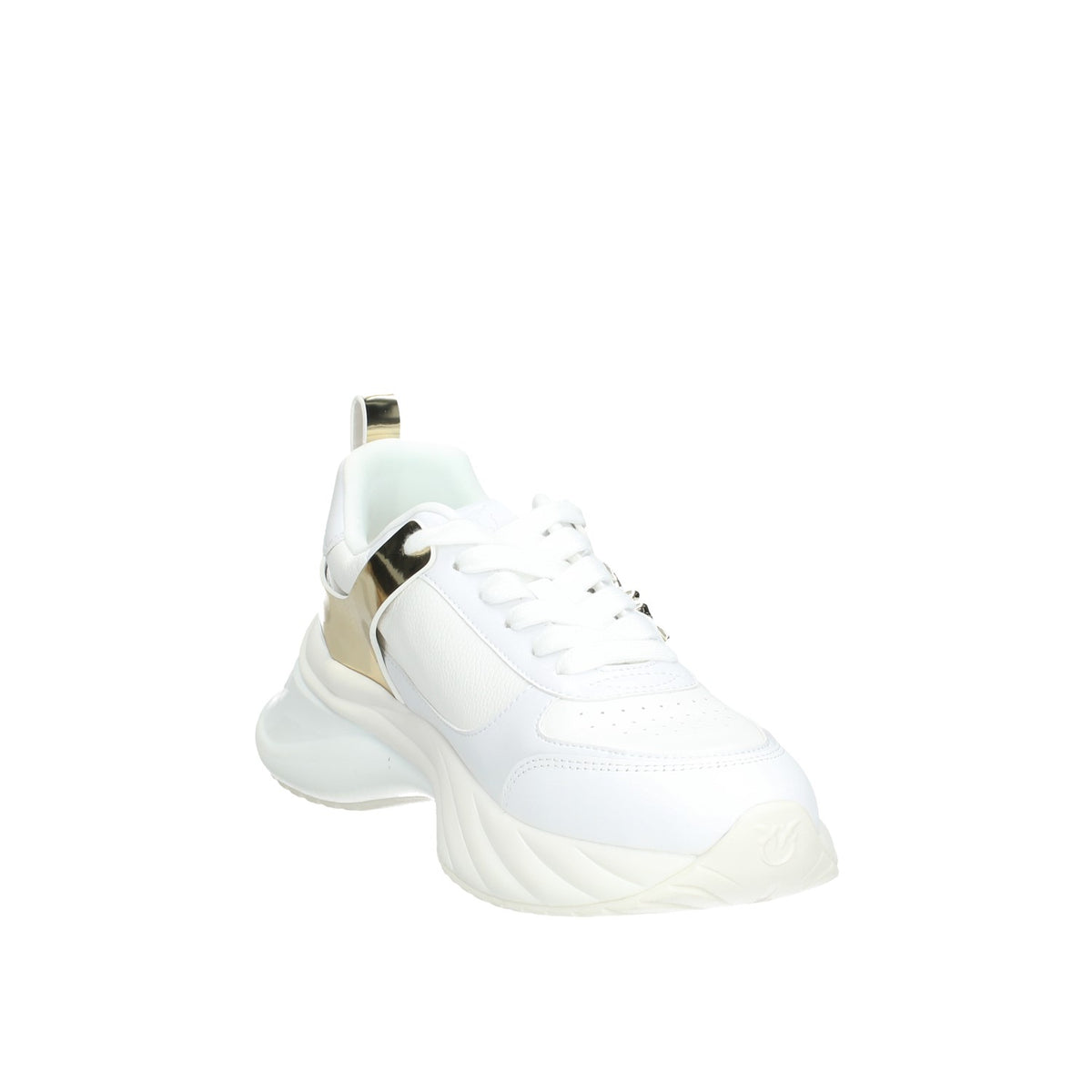 Ariel Sneaker donna effetto pelle con dettagli specchio