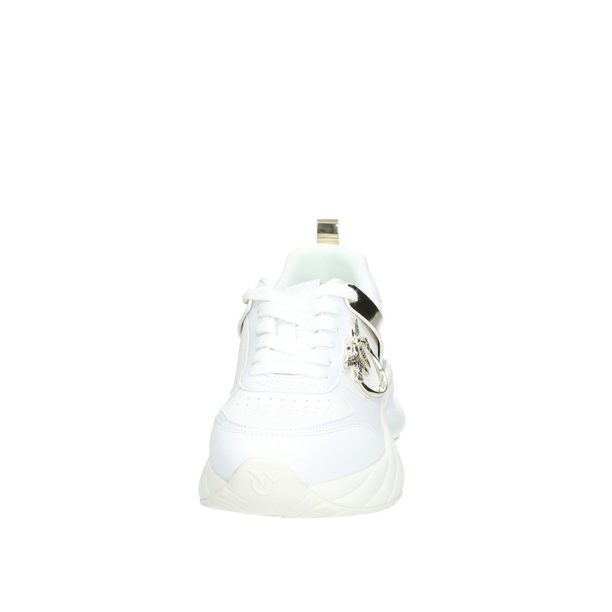 Ariel Sneaker donna effetto pelle con dettagli specchio