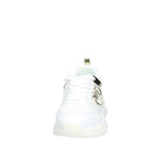 Ariel Sneaker donna effetto pelle con dettagli specchio