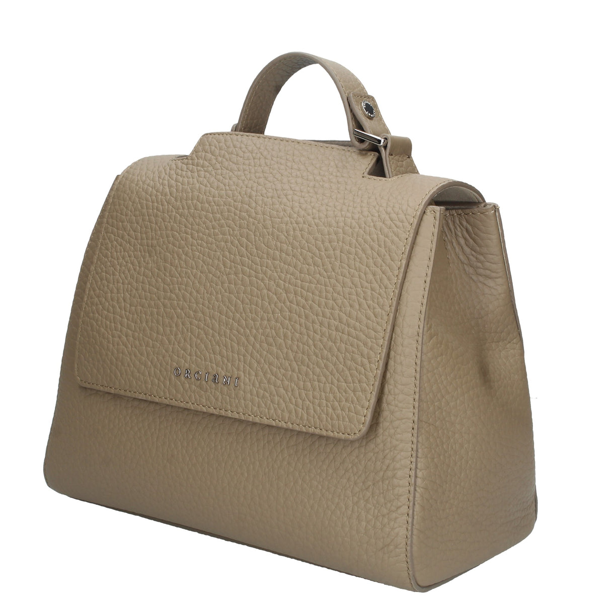 BORSA A MANO PICCOLA SVEVA SOFT IN PELLE CON TRACOLLA