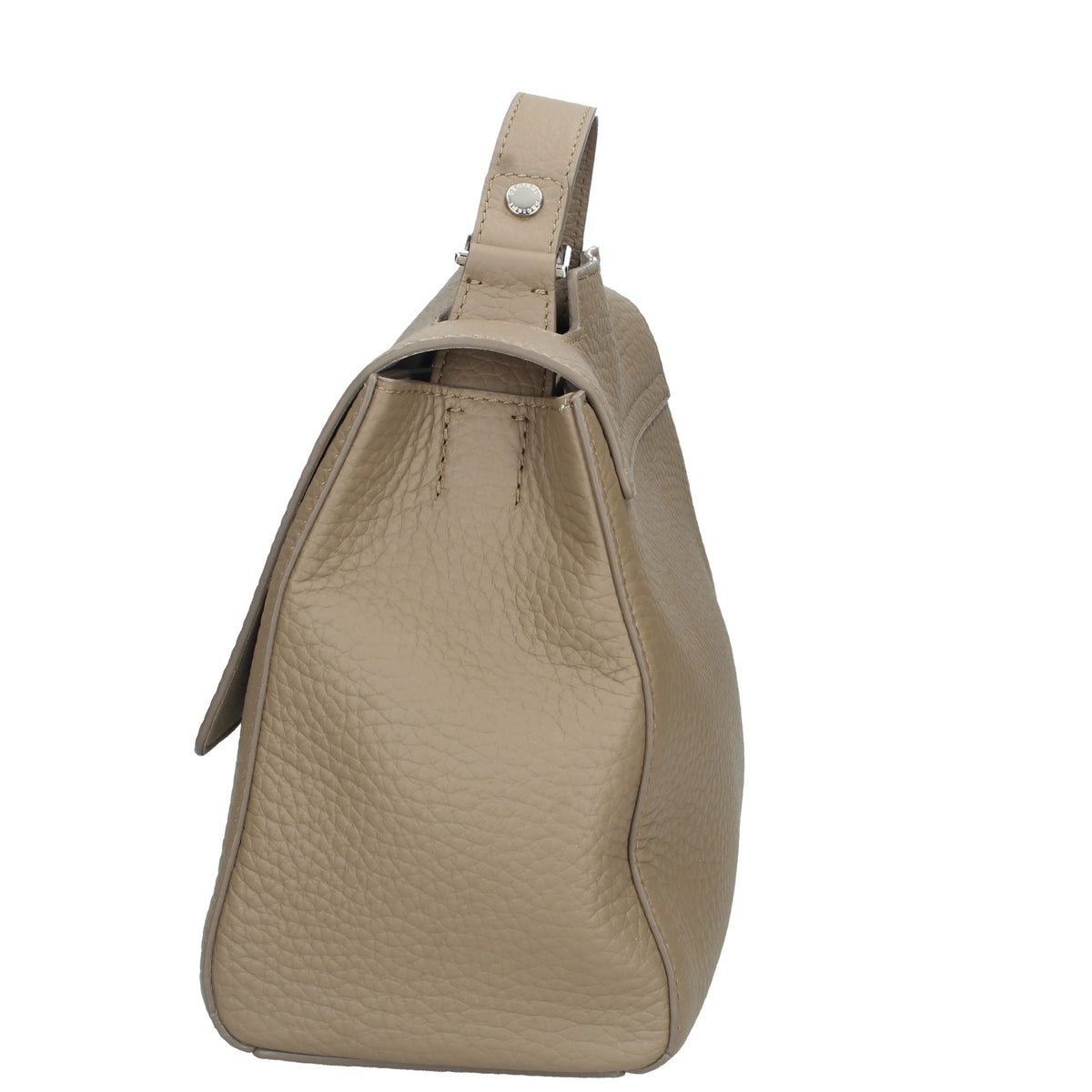 BORSA A MANO PICCOLA SVEVA SOFT IN PELLE CON TRACOLLA