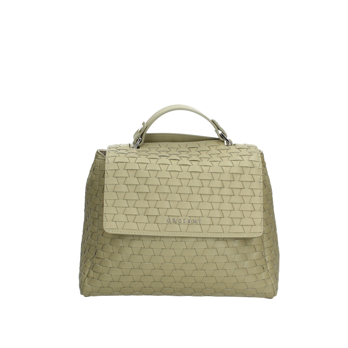 ORCIANI BORSA DONNA A MANOSVEVA NAPPA WOVENSMALL IN PELLE INTRECCIATA