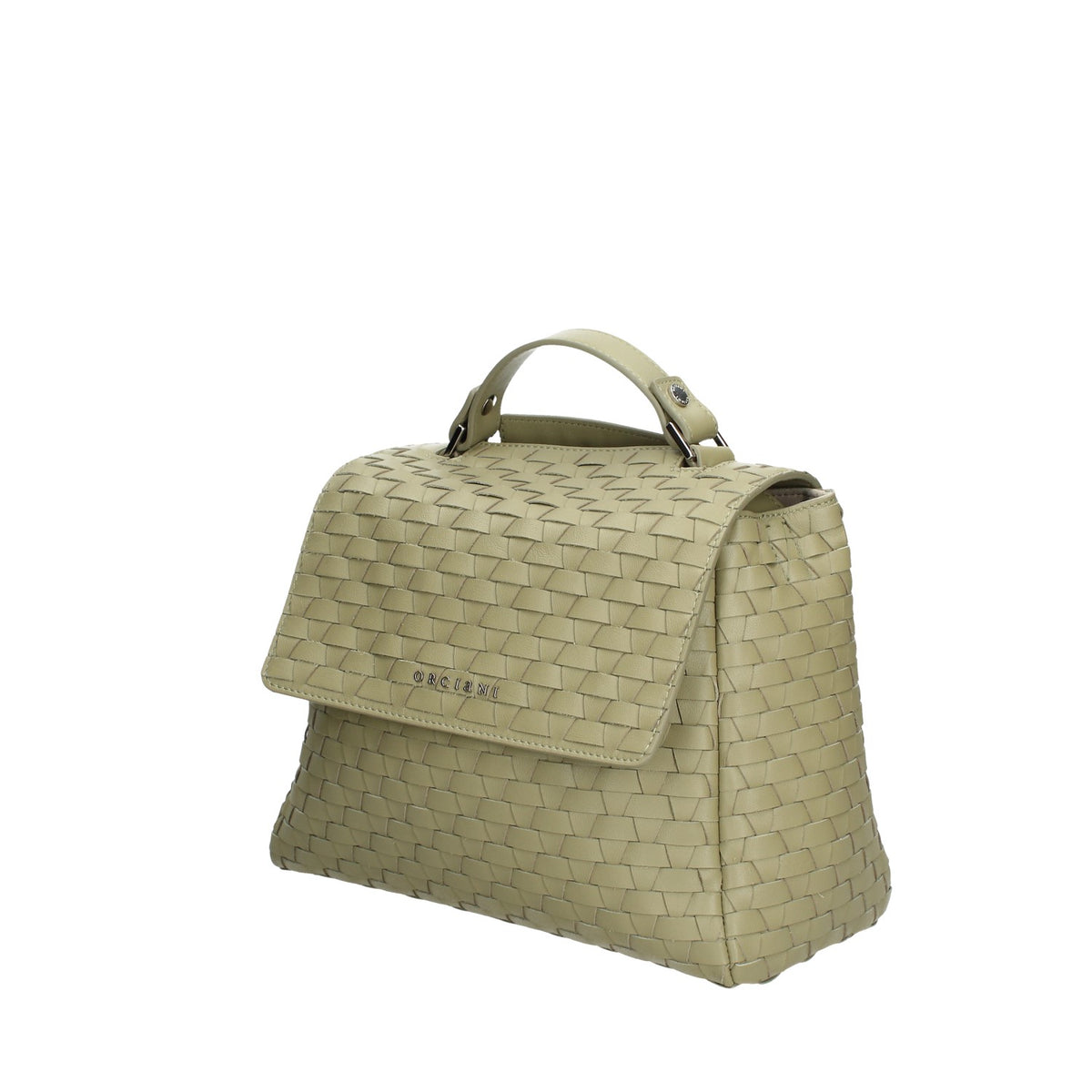 ORCIANI BORSA DONNA A MANOSVEVA NAPPA WOVENSMALL IN PELLE INTRECCIATA