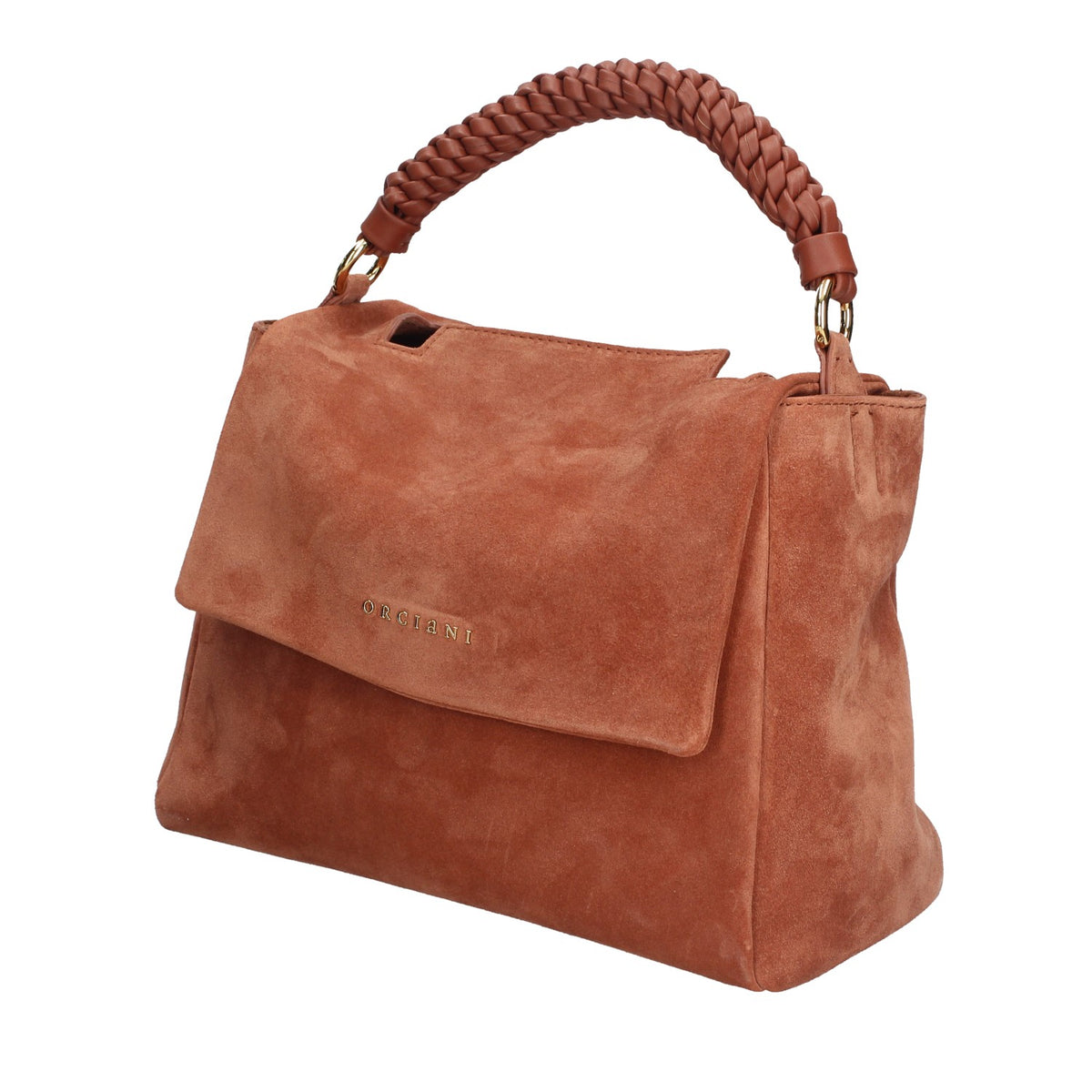 ORCIANI BORSA DONNA A MANO SVEVA PICCOLA IN CAMOSCIO