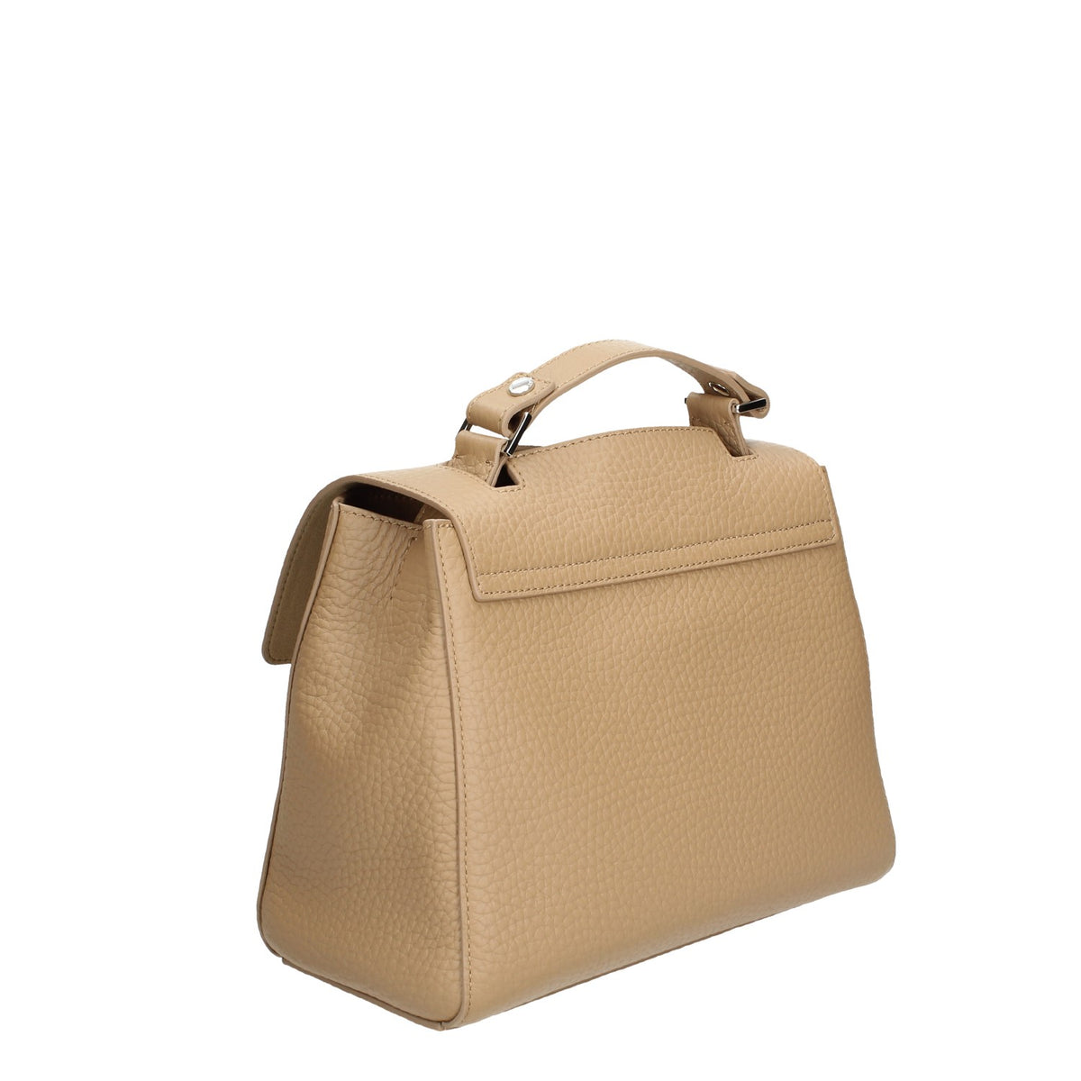 BORSA A MANO PICCOLA SVEVA SOFT IN PELLE CON TRACOLLA