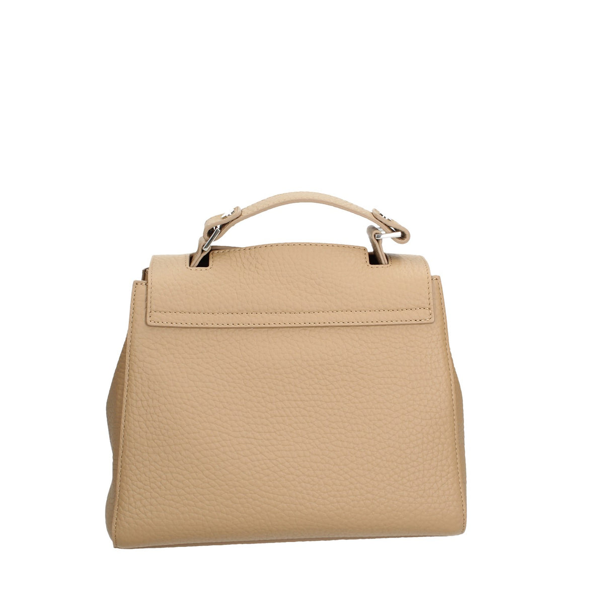 BORSA A MANO PICCOLA SVEVA SOFT IN PELLE CON TRACOLLA