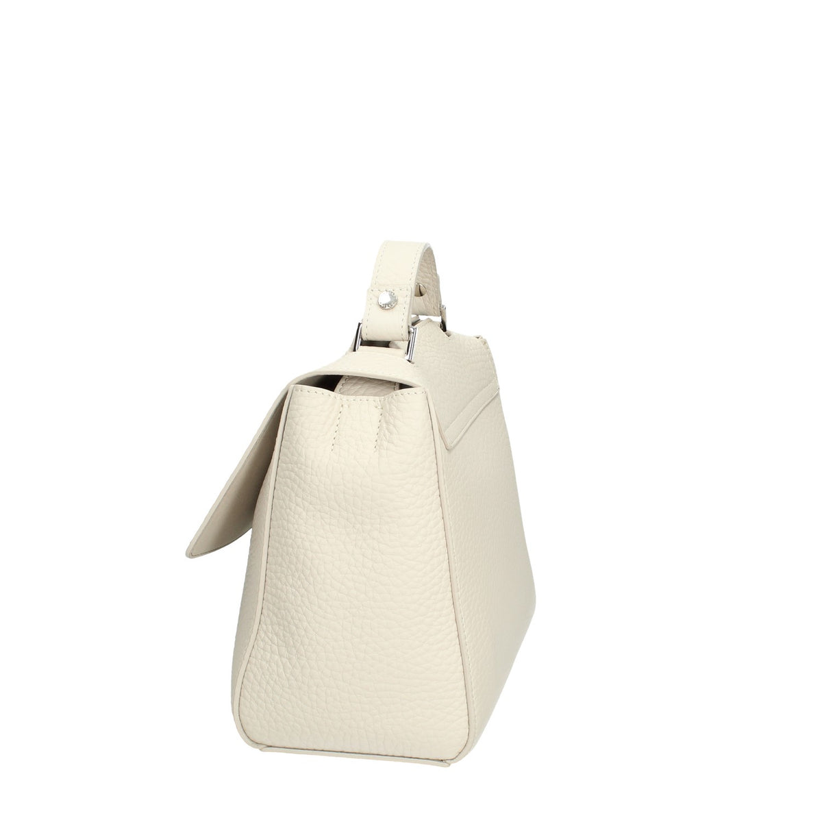 BORSA A MANO PICCOLA SVEVA SOFT IN PELLE CON TRACOLLA