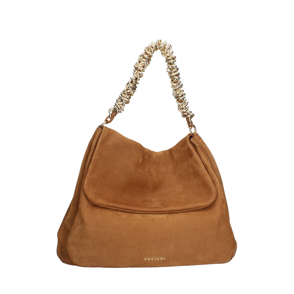 ORCIANI BORSA DONNA A SPALLADIANA NABUCCO LARGE IN PELLE SCAMOSCIATA