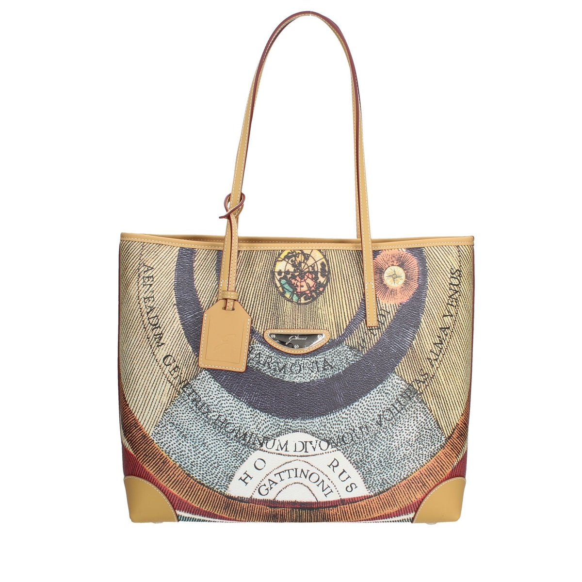 GATTINONI PLANETARIUM BORSA DONNA LARGEMODEL SHOPPING IN PELLE ED ECOPELLE
