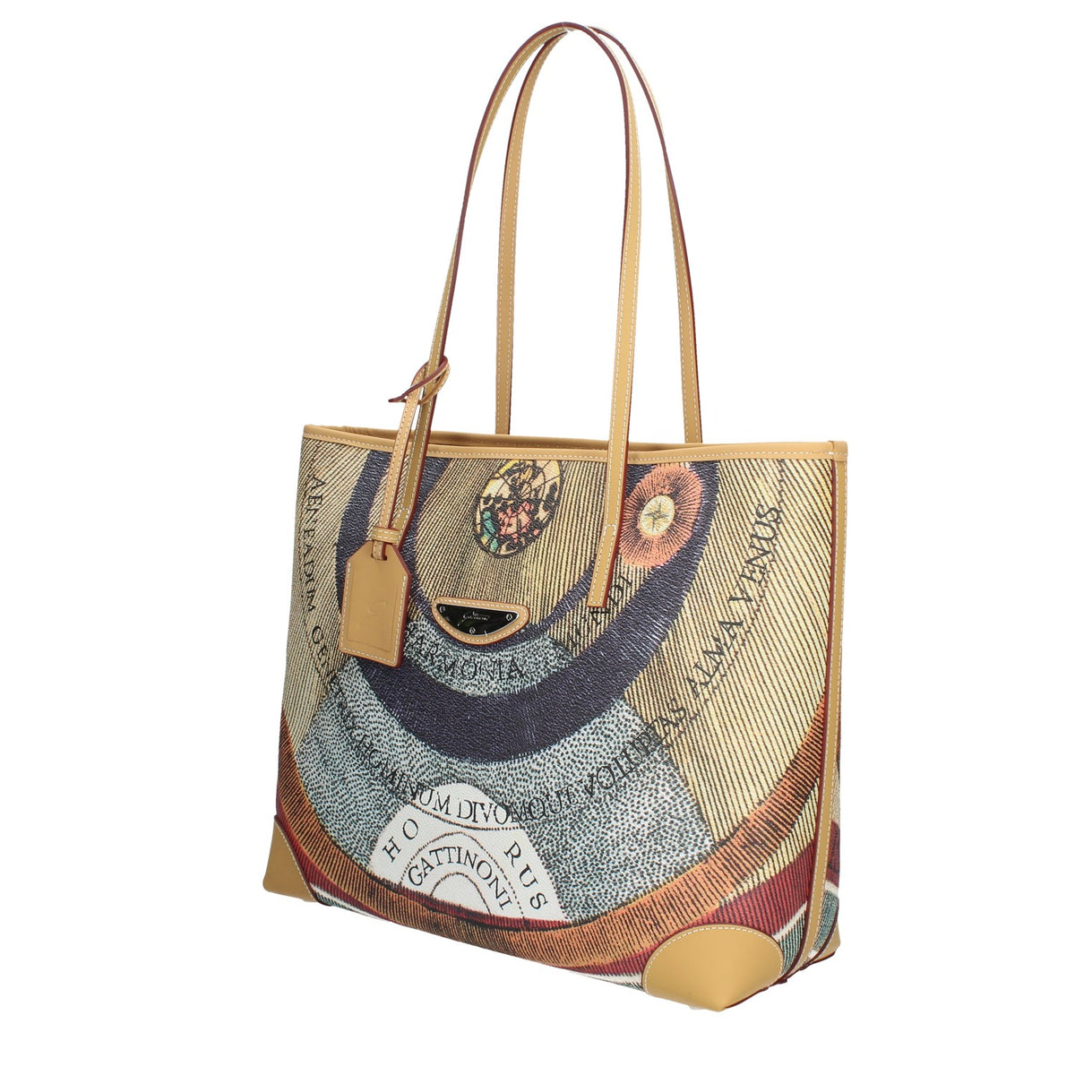 GATTINONI PLANETARIUM BORSA DONNA LARGEMODEL SHOPPING IN PELLE ED ECOPELLE