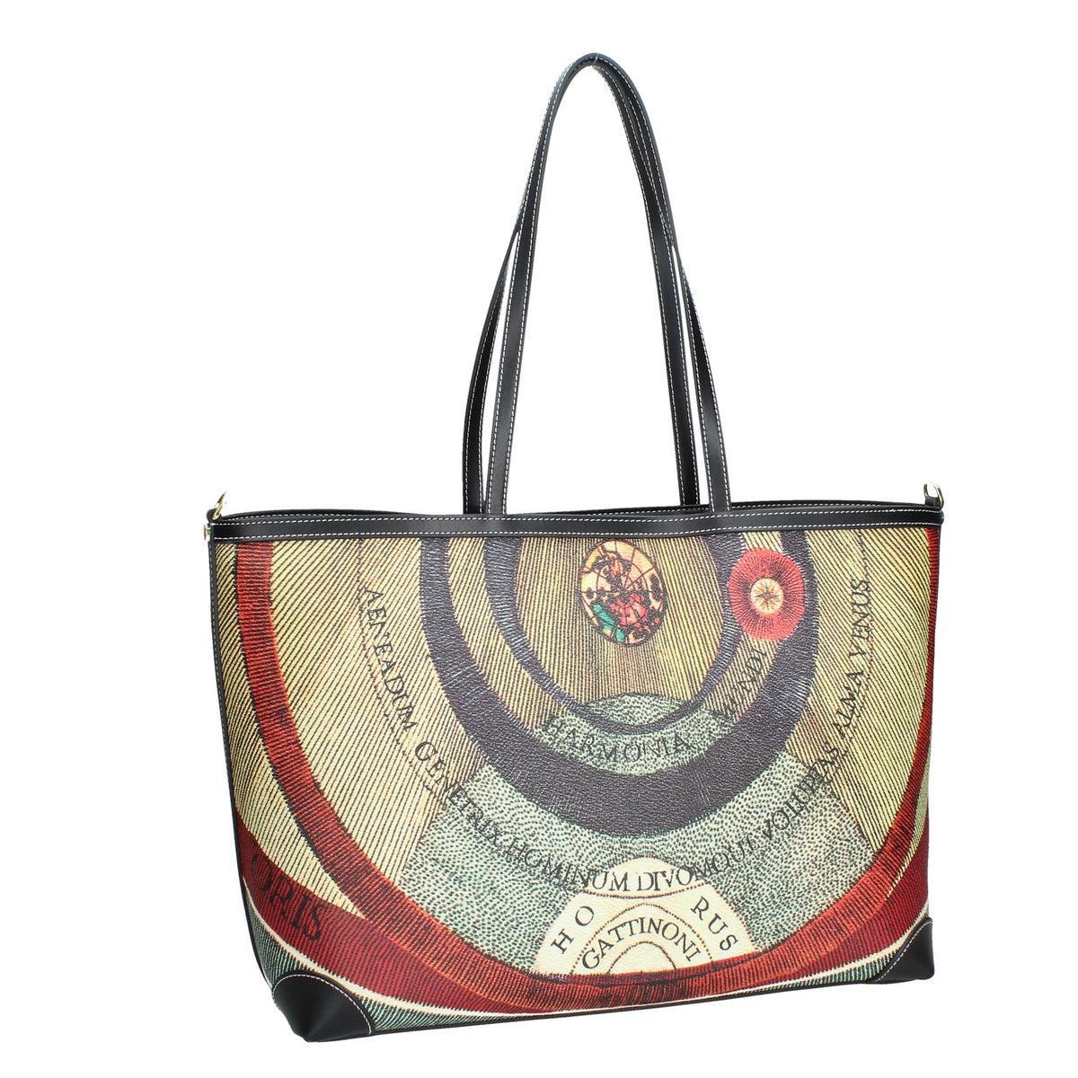 BEGPL8251WPQP26 BORSA DONNA SHOPPING PLANETARIUM PVC