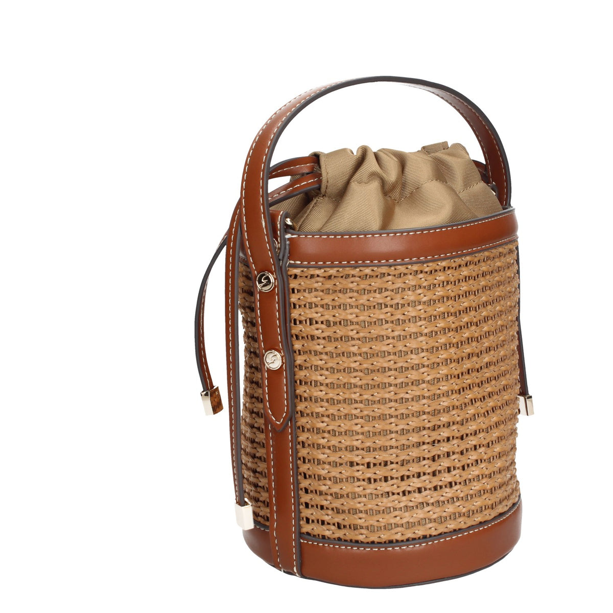 BEN268760WNP521 GATTINONI ROMA BORSA SECCHIELLO TAN