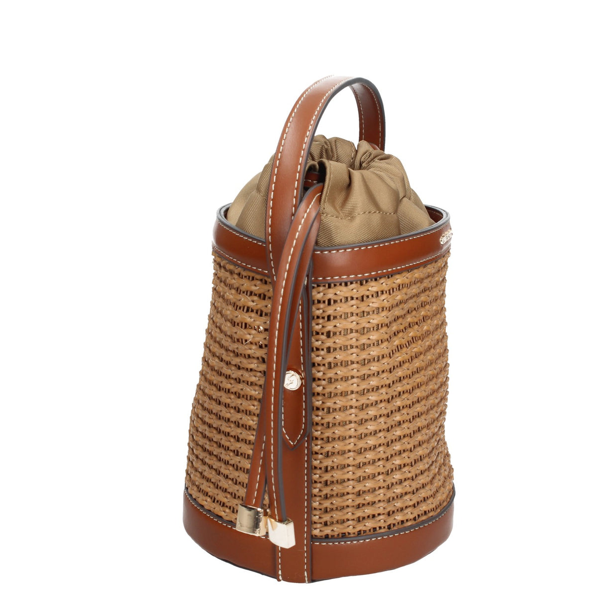 BEN268760WNP521 GATTINONI ROMA BORSA SECCHIELLO TAN