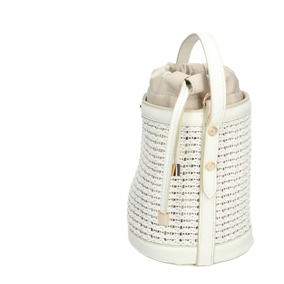 BEN268760WNP521 GATTINONI ROMA BORSACHARLENE SECCHIELLO WHITE
