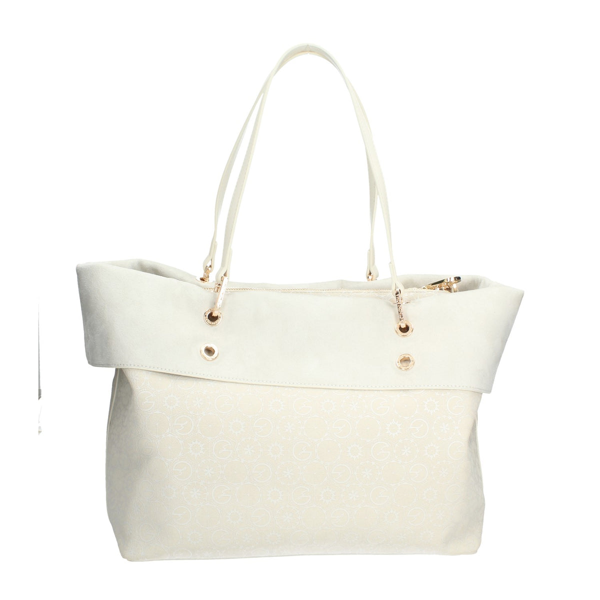 BENTD8819WVP802Gattinoni RomaTeodosia Smooth Reversible Bag Off White