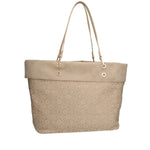 BETD8819WVP502 Gattinoni Roma Teodosia Smooth Reversible Bag Beige