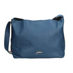 GATTINONI BORSA DONNA A SPALLAHELLEN IN PELLE MARTELLATA BLU