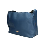 GATTINONI BORSA DONNA A SPALLAHELLEN IN PELLE MARTELLATA BLU