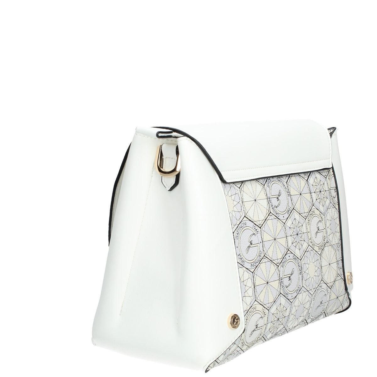 BINTD8356WZT87 Gattinoni Roma. Borsa a Tracolla Donna Alabaster