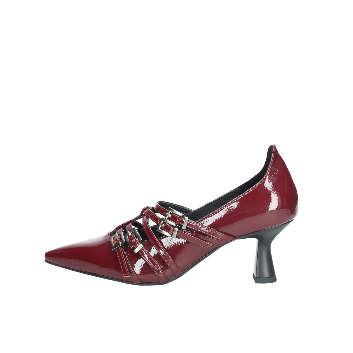 BRUNO PREMI DECOLLETE' IN PELLE LUCIDA FINISH