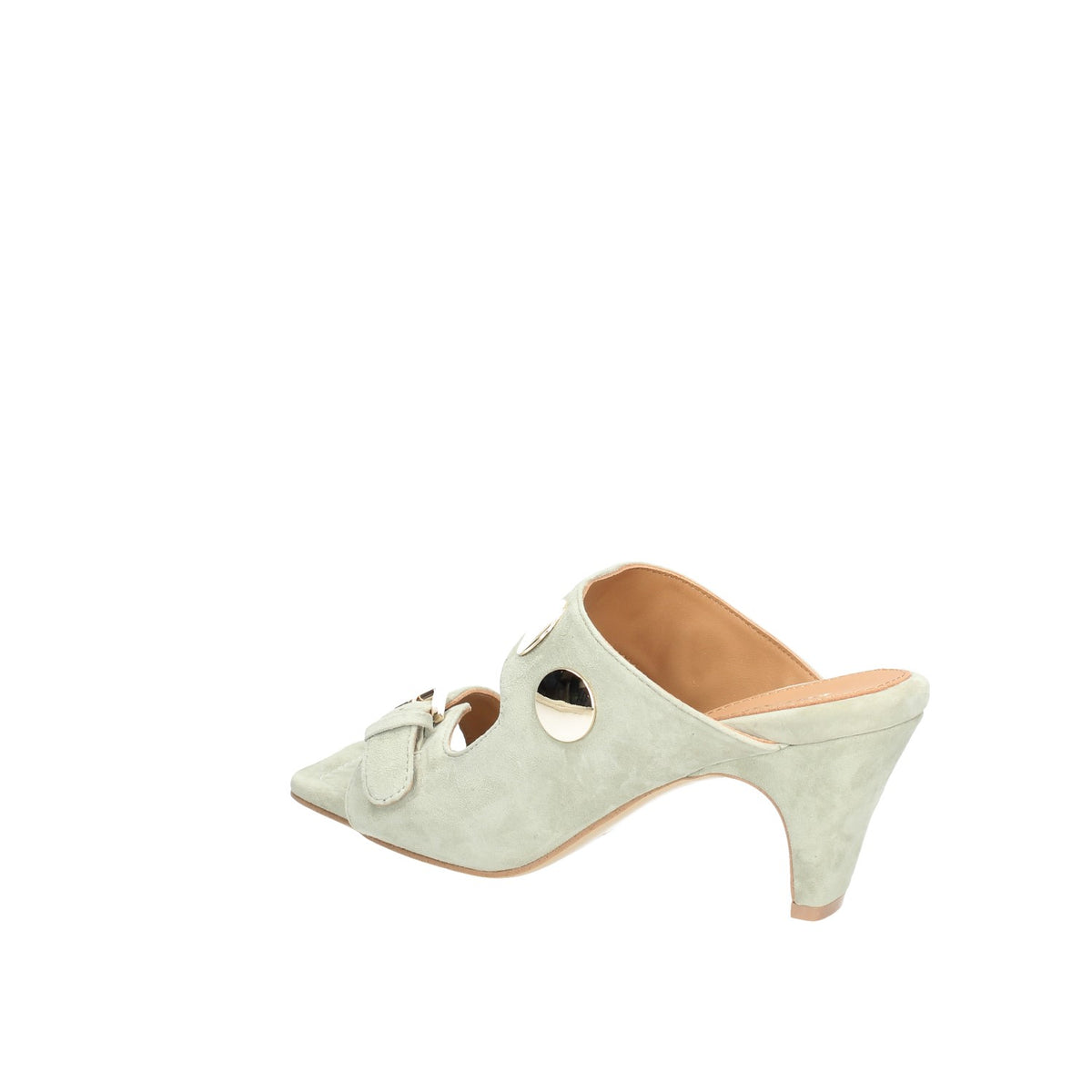 BRUNO PREMI SABOT DONNA IN PELLE SCAMOSCIATA CON BORCHIE