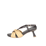 BRUNO PREMI SANDALI DONNA IN PELLE BICOLORE CON FASCIA ANNODATA