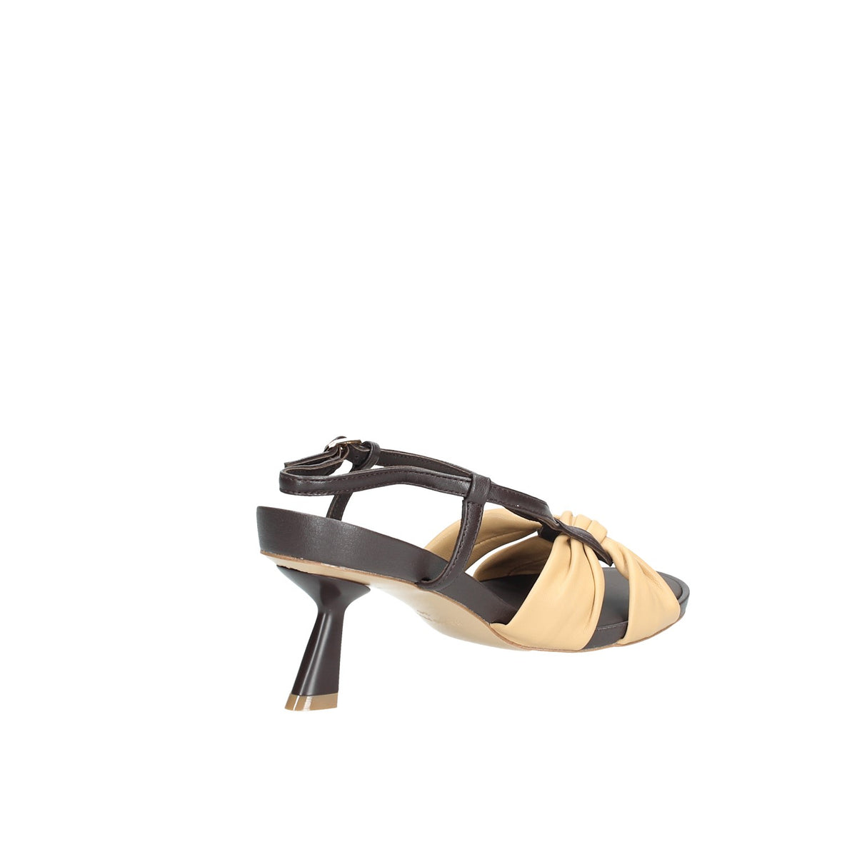 BRUNO PREMI SANDALI DONNA IN PELLE BICOLORE CON FASCIA ANNODATA