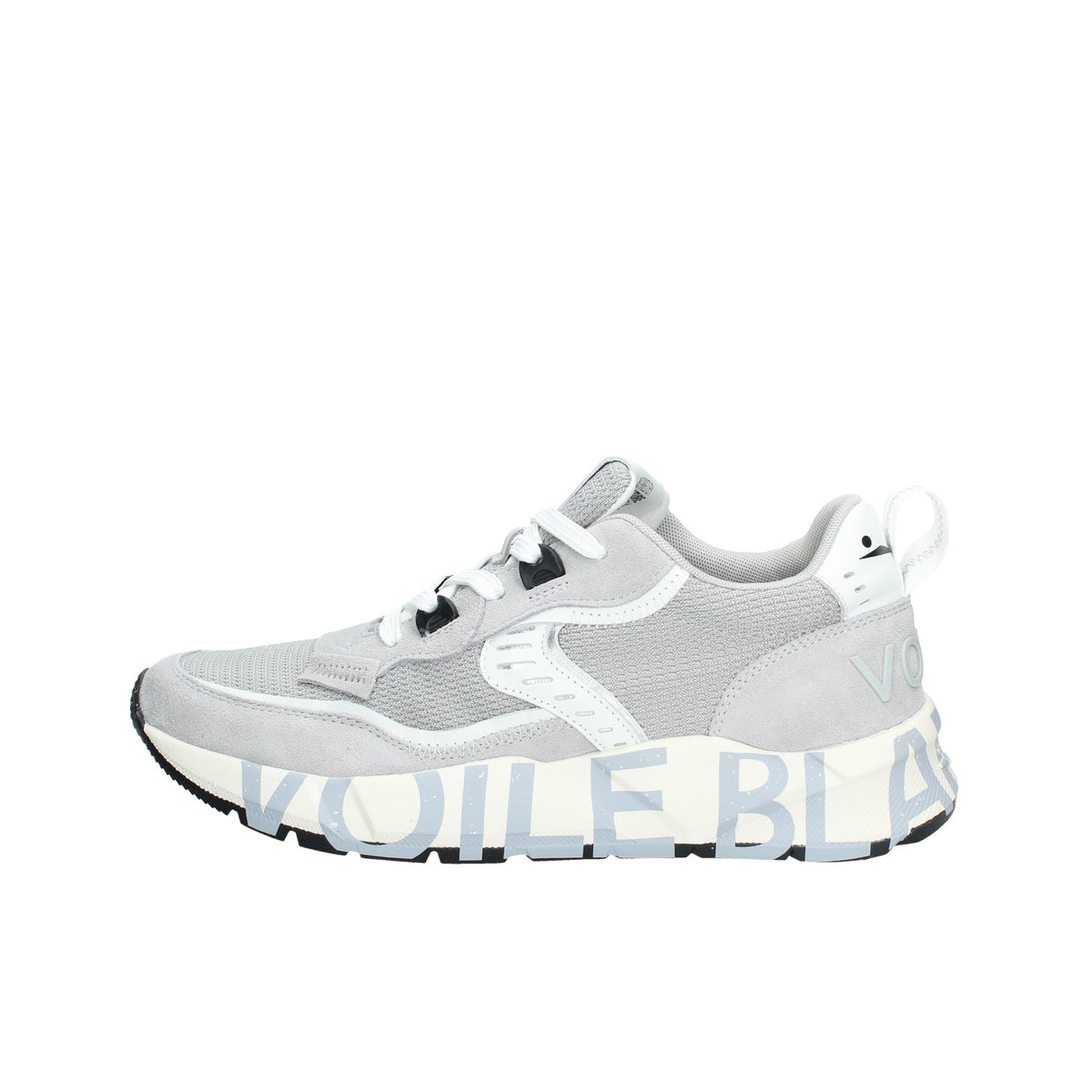 VOILE BLANCHE SNEAKERS UOMO IN TESSUTO E SUEDE