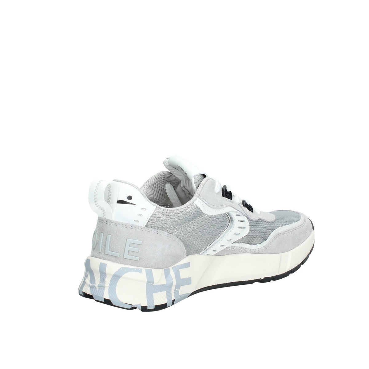 VOILE BLANCHE SNEAKERS UOMO IN TESSUTO E SUEDE