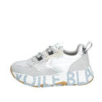 VOILE BLANCHE SNEAKERS DONNA IN SUEDE E TESSUTO TECNICO ARGENTO