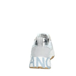 VOILE BLANCHE SNEAKERS DONNA IN SUEDE E TESSUTO TECNICO ARGENTO