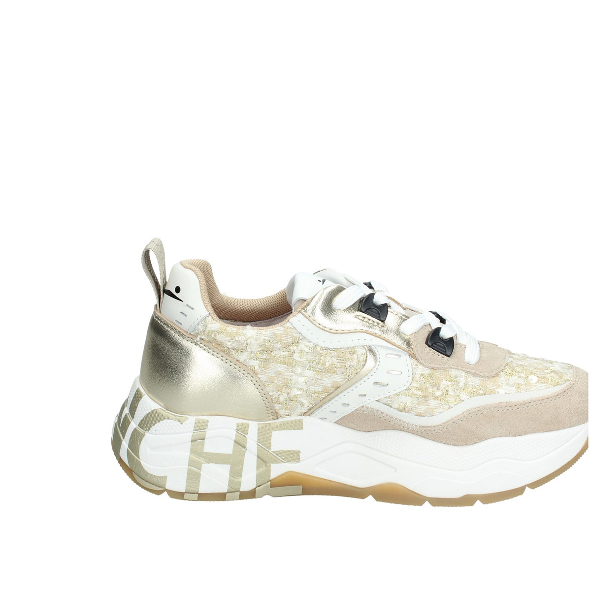 VOILE BLANCHE SNEAKERS DONNA IN SUEDE E TESSUTO