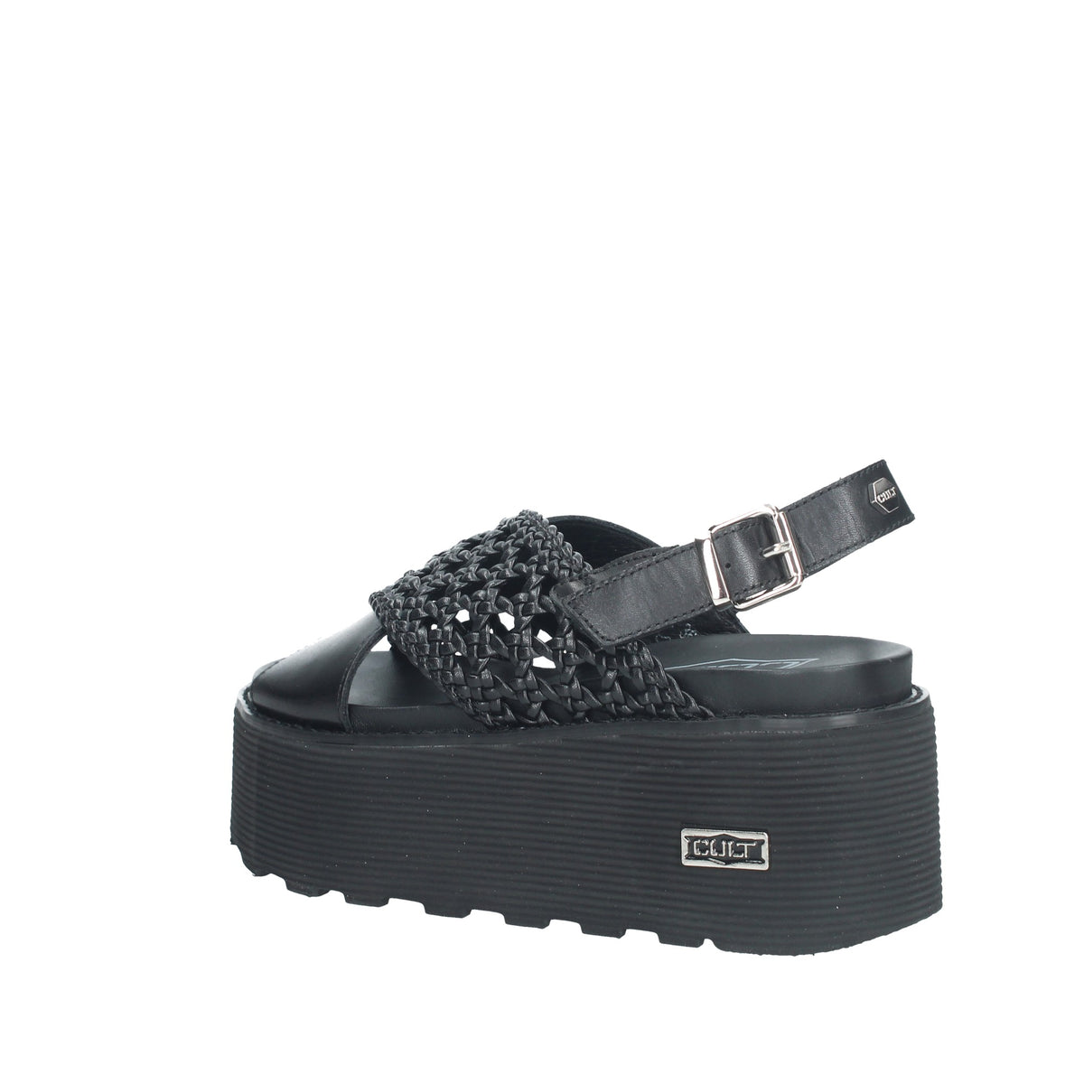 CULT SANDALI DONNA NANCY CON PLATFORM IN PELLE
