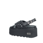 CULT SANDALI DONNA NANCY CON PLATFORM IN PELLE