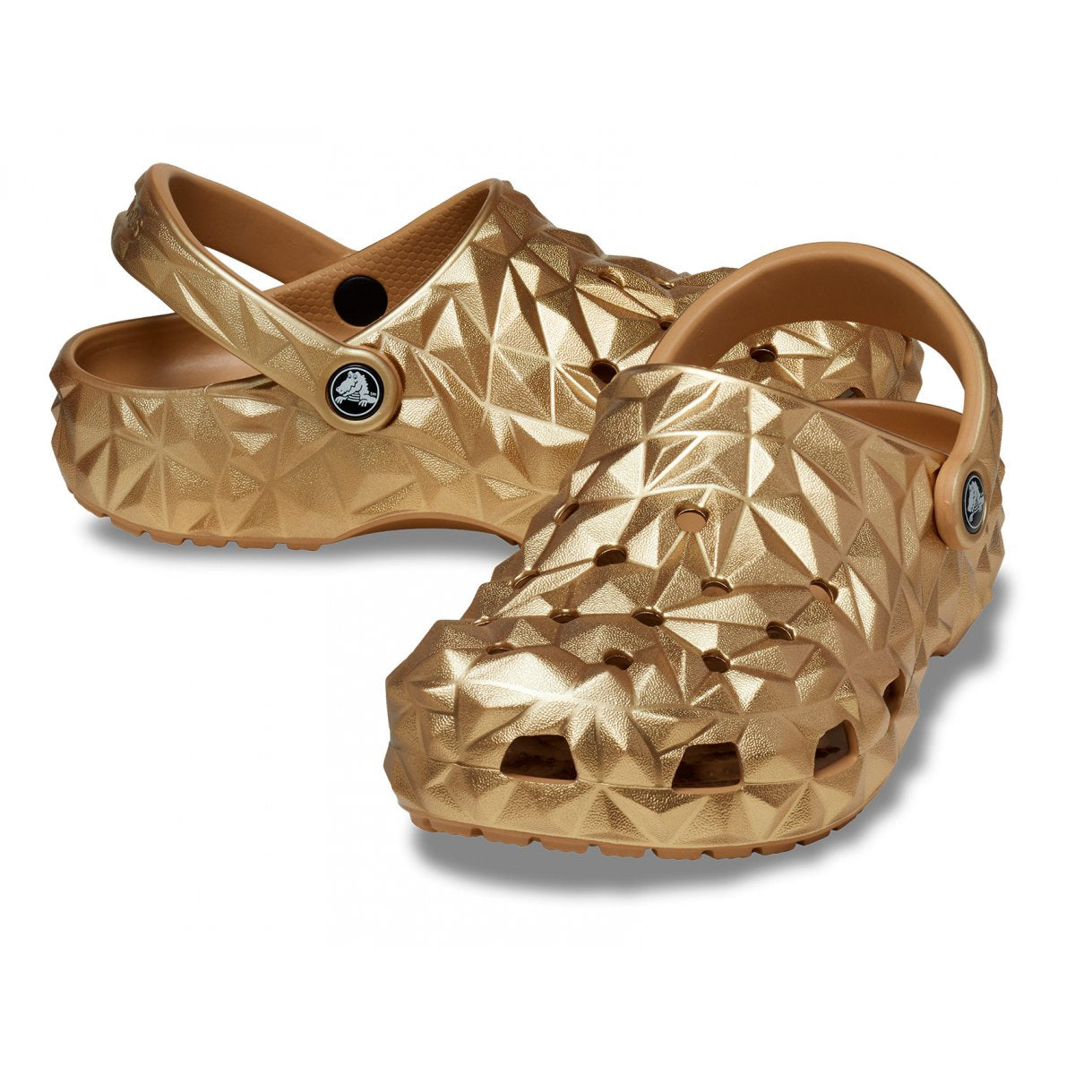 Classic Metallic Geometric Clog