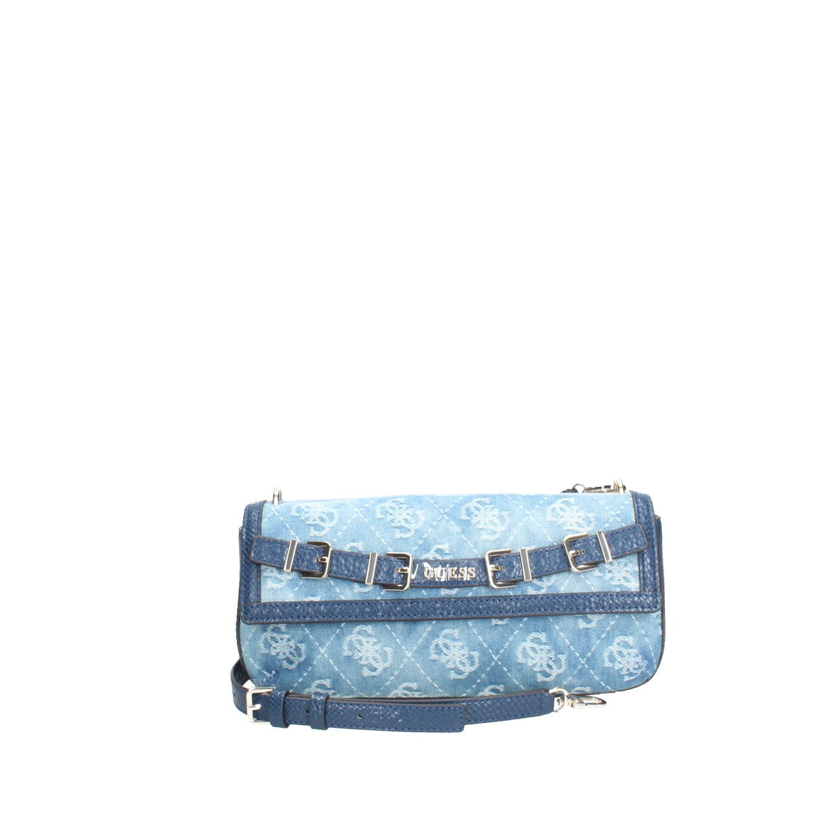 GUESS BORSA DONNA A SPALLA GROUP DOVIE IN TESSUTO ED ECOPELLE