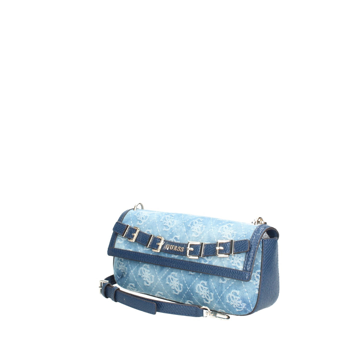 GUESS BORSA DONNA A SPALLA GROUP DOVIE IN TESSUTO ED ECOPELLE