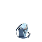 GUESS BORSA DONNA A SPALLA GROUP DOVIE IN TESSUTO ED ECOPELLE