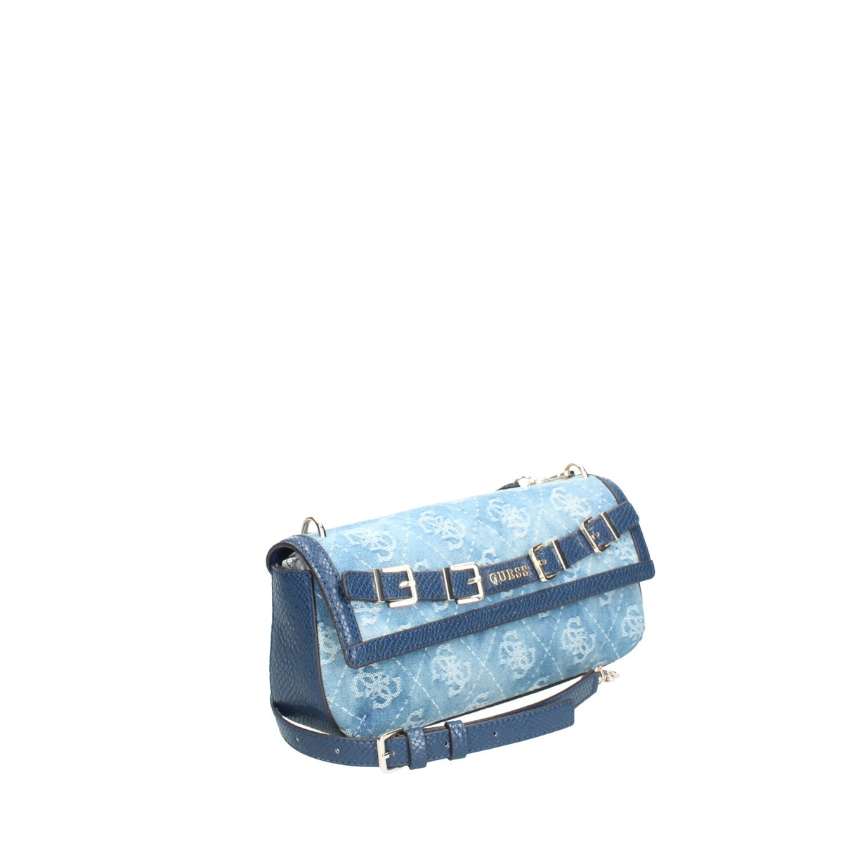 GUESS BORSA DONNA A SPALLA GROUP DOVIE IN TESSUTO ED ECOPELLE