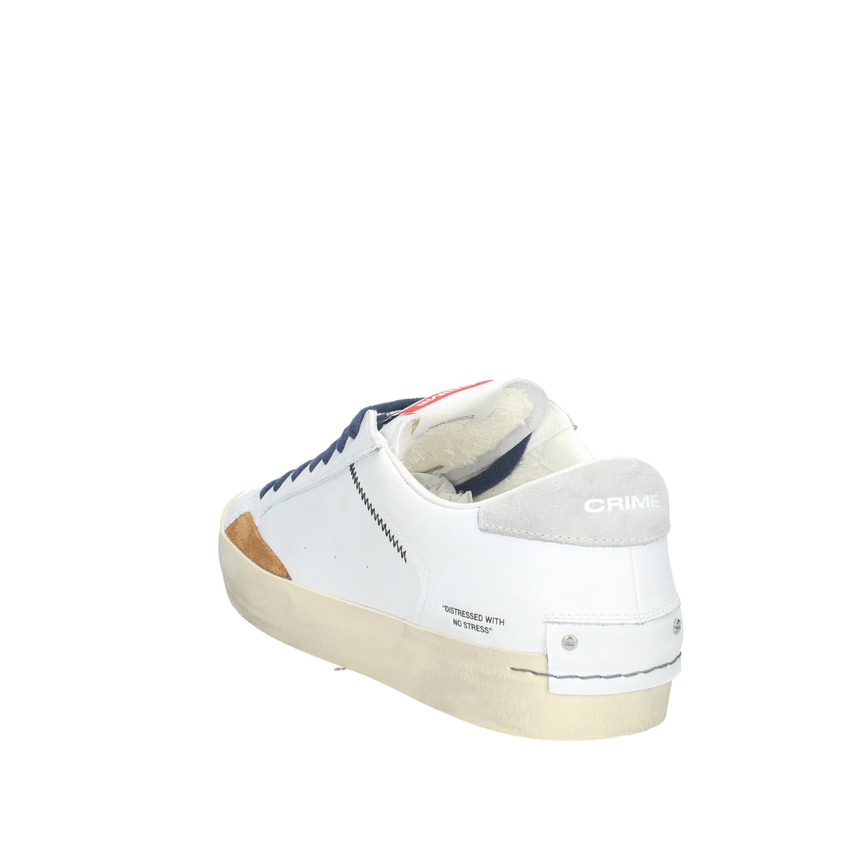 CRIME LONDON SNEAKERS UOMODISTRESSED IN PELLE