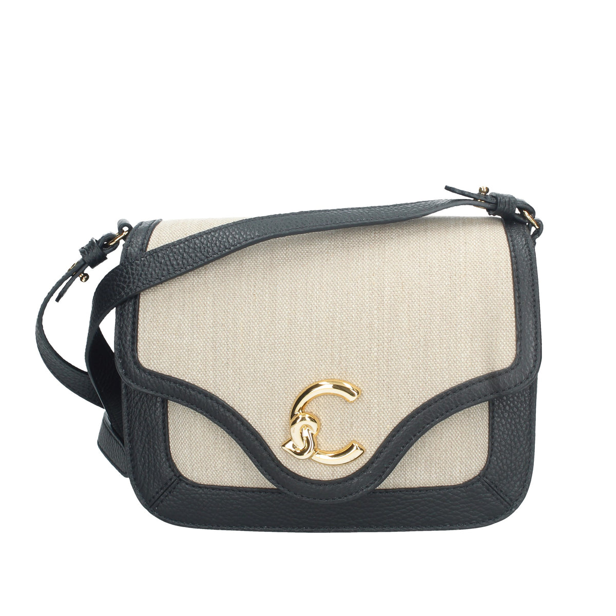 COCCINELLE BORSA DONNA IN PELLE A TRACOLLA C ME CANVAS SMALL