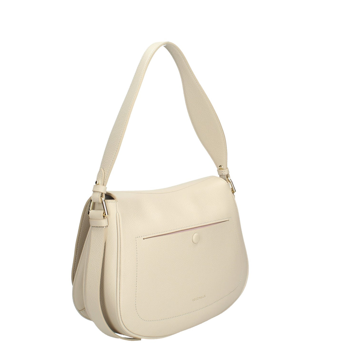 COCCINELLE BORSA DONNA A MANO IN PELLE MARTELLATA MAVERY LARGE