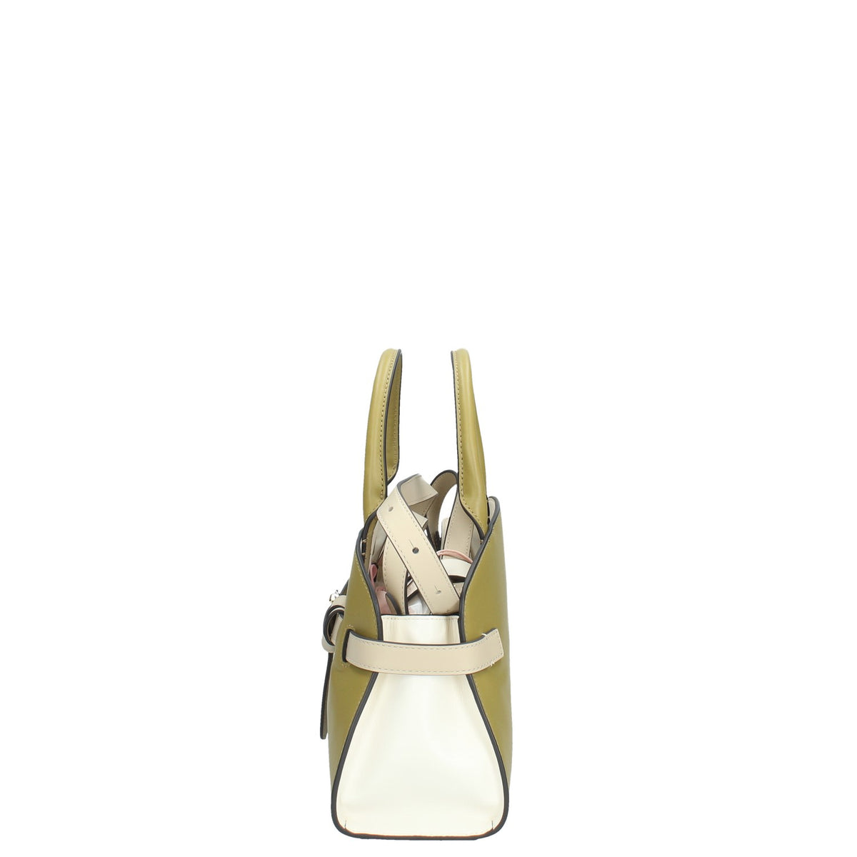 COCCINELLE BORSA DONNA A MANO IN PELLE SABINE SMALL TRICOLORE