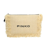 PINKO POCHETTE DONNA IN RAFIA