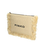 PINKO POCHETTE DONNA IN RAFIA
