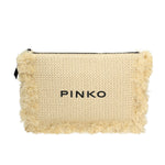 PINKO POCHETTE DONNA IN RAFIA