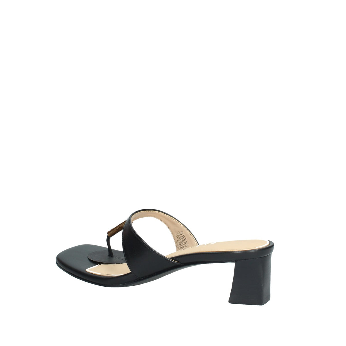 GUESS SANDALO INFRADITO DONNA CON TACCHETTO IN VERA PELLE YAIZA