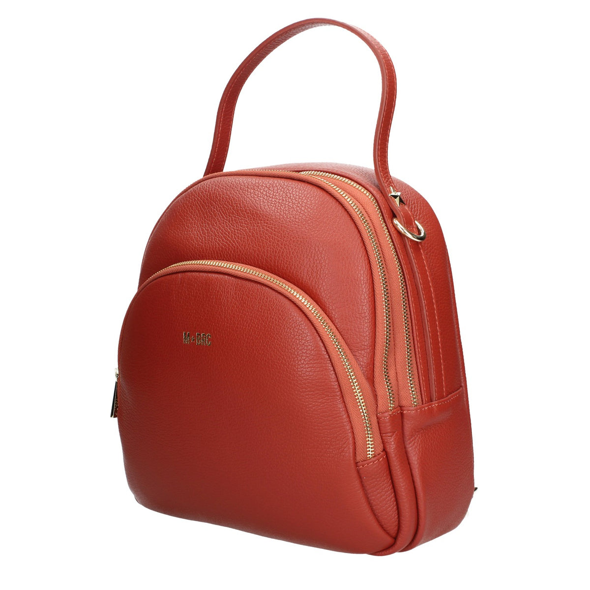 MASSIMO BRACCIALINI ZAINO DONNA IN PELLE MARTELLATA